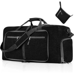 NEW TRAVEL Duffle Bag for Men Black Carryon, Gym Bag, Foldable Bag